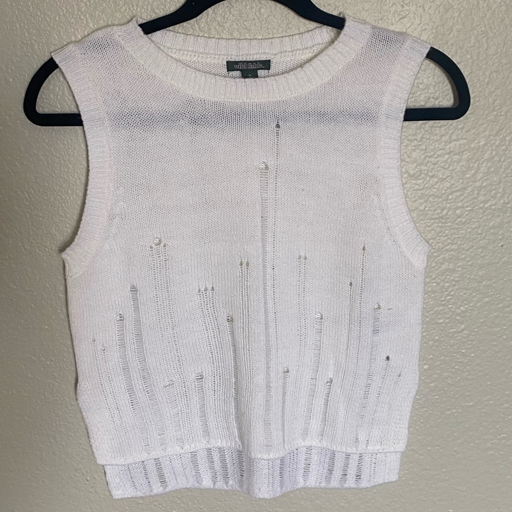 Wild Fable Distressed Sweater